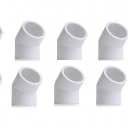 ABS Pipe Fittings - 1.5" 45 Degree Elbow - Pack of 10