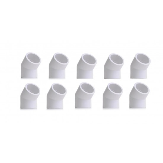 ABS Pipe Fittings - 1.5" 45 Degree Elbow - Pack of 10