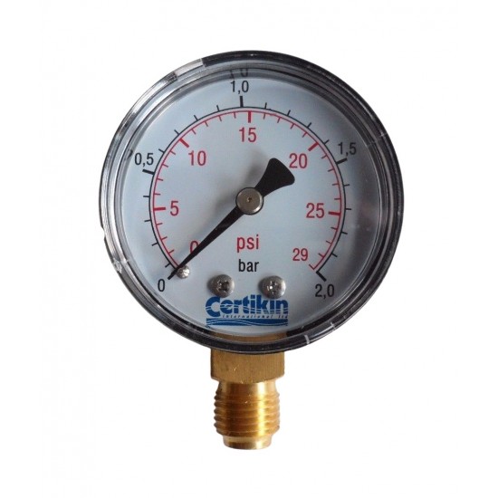 Certikin sand filter pressure gauge
