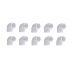 ABS Pipe Fittings - 1.5" 90 Degree Elbow - Pack of 10
