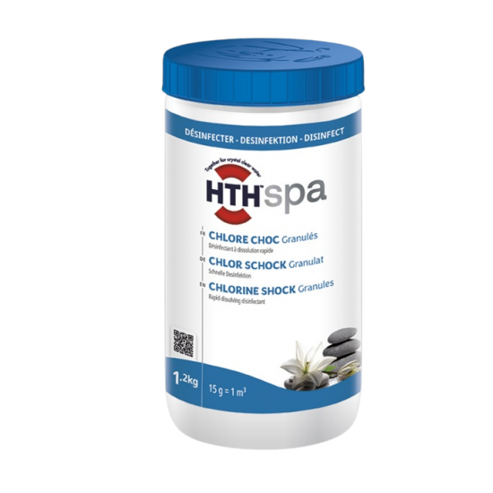 HTH Hot Tub Spa Chlorine Granules - 1.2kg