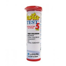 Insta-Test 5 Swimming Pool & Spa Test Stripes for Chlorine or Bromine