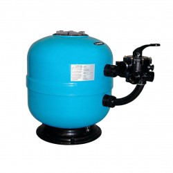 Lacron 24" Side Mount Filter with 1.5" Valve & Pressure Gauge