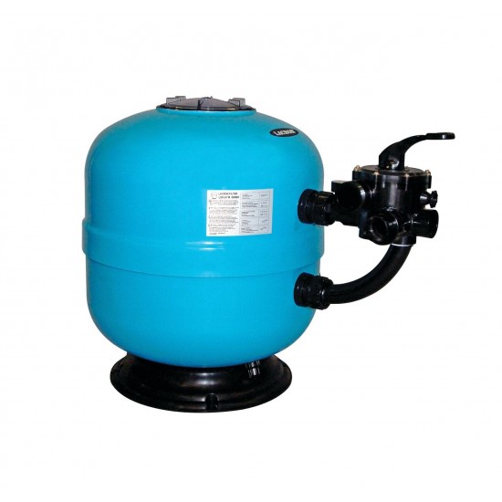 Lacron 18" Side Mount Filter with 1.5" Valve & Pressure Gauge
