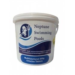 Neptune 200g Multifunctional Chlorine Tablets - 2kg