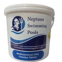 Neptune 200g Multifunctional Chlorine Tablets - 2kg