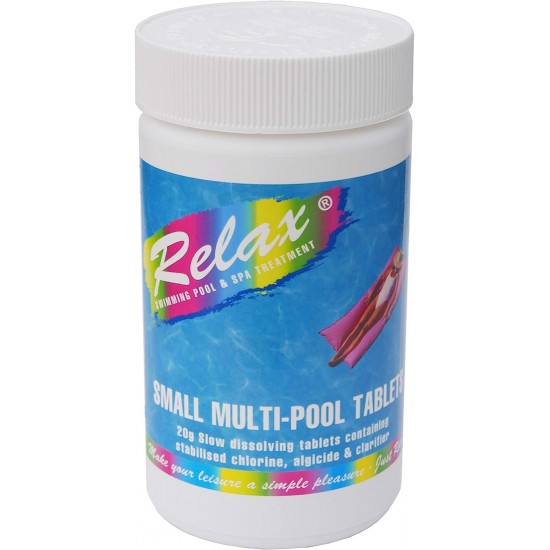 Relax Small 20g Multi Chlorine Tablets - 1kg