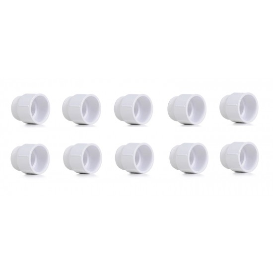 ABS Pipe Fittings - 1.5" Socket Nipple - Pack of 10