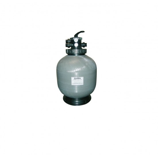 Certikin Vision Filter 20" (500mm) Top Mount complete with Multiport & Pressure Gauge