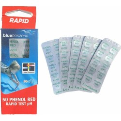 Blue Horizons Phenol Red pH Test Tablets  - Pack of 50