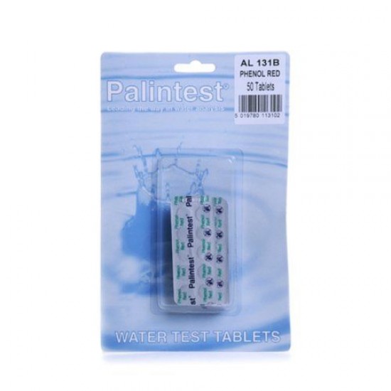 Palintest pH Phenol Red Test Tablets for Swimming Pool or Spa - Pack of 50
