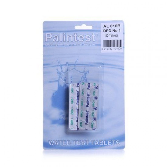 Palintest Chlorine DPD1 Test Tablets for Swimming Pool or Spa - Pack of 50
